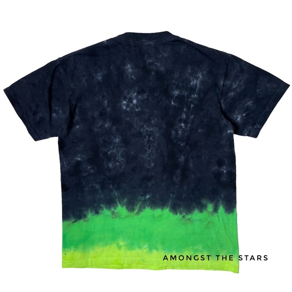 Urban Outfitters Liquid Blue Jimi Hendrix Bright Tie Dye T-Shirt - Picture 8 of 8